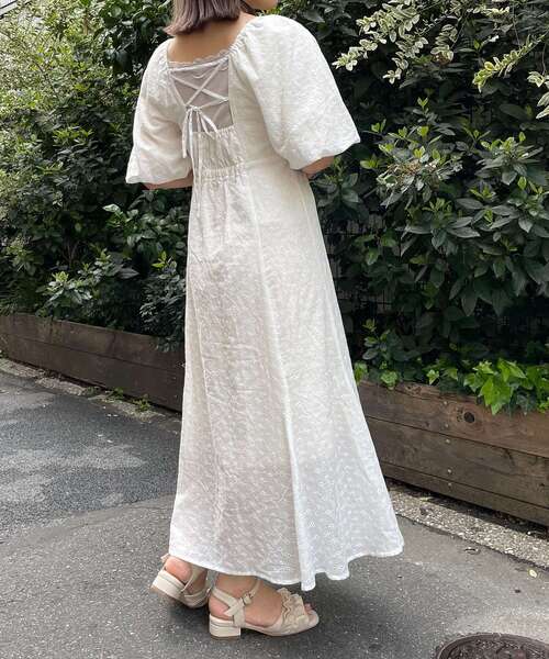 MAJESTIC LEGON（マジェスティックレゴン）の「ガーリーマーメイドワンピース（ワンピース・レディース・ライトグリーン/ブラック/オフホワイト/ベージュ系その他2・MEDIUM/SMALL）」の20枚目の写真