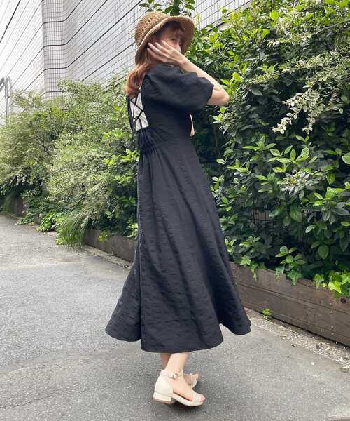 MAJESTIC LEGON（マジェスティックレゴン）の「ガーリーマーメイドワンピース（ワンピース・レディース・ライトグリーン/ブラック/オフホワイト/ベージュ系その他2・MEDIUM/SMALL）」の11枚目の写真