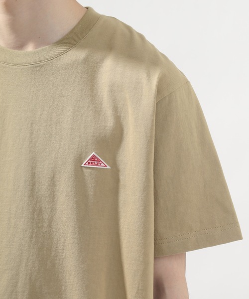 KELTY(ケルティ)の「【KELTY/ケルティー】ワンポイントミニワッペンTシャツ/オーバーサイズ/ユニセックス(Tシャツ/カットソー・メンズ・ホワイト/ブラック/ベージュ/ライトパープル・M/L/XL)」の15枚目の写真