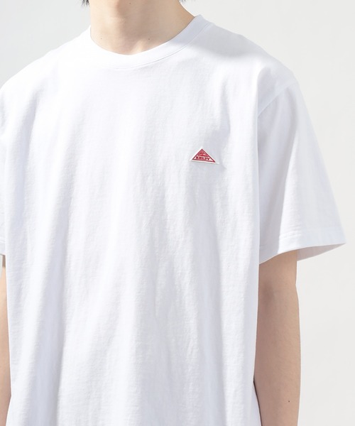 KELTY(ケルティ)の「【KELTY/ケルティー】ワンポイントミニワッペンTシャツ/オーバーサイズ/ユニセックス(Tシャツ/カットソー・メンズ・ホワイト/ブラック/ベージュ/ライトパープル・M/L/XL)」の12枚目の写真
