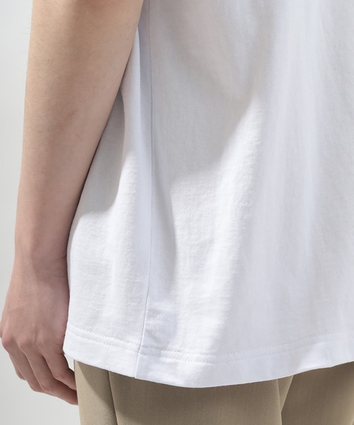 KELTY(ケルティ)の「【KELTY/ケルティー】ワンポイントミニワッペンTシャツ/オーバーサイズ/ユニセックス(Tシャツ/カットソー・メンズ・ホワイト/ブラック/ベージュ/ライトパープル・M/L/XL)」の22枚目の写真