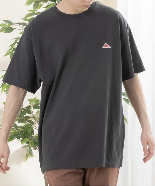 KELTY(ケルティ)の「【KELTY/ケルティー】ワンポイントミニワッペンTシャツ/オーバーサイズ/ユニセックス(Tシャツ/カットソー・メンズ・ホワイト/ブラック/ベージュ/ライトパープル・M/L/XL)」の6枚目の写真