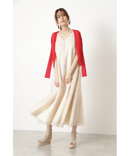 ジルスチュアート◆シアーリブニットカーディガン JILL STUART（ジルスチュアート）の「《Exclusive Line》ワイドシアー