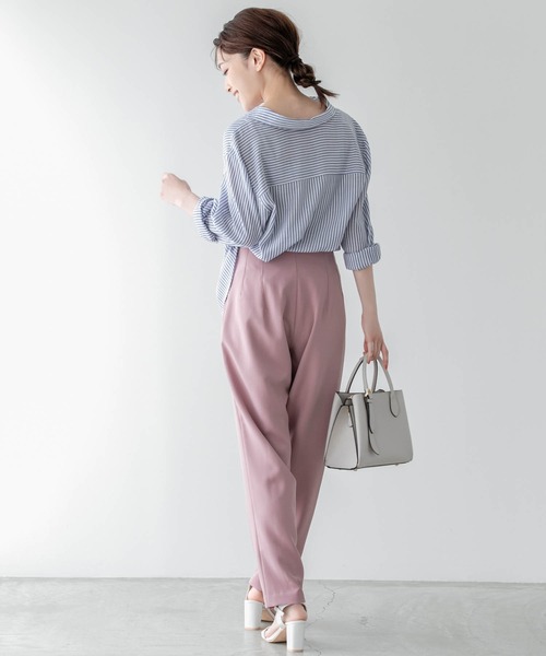 Edit Sheen（エディットシーン）の「ストライプシャツ（シャツ/ブラウス・レディース・ブルー・MEDIUM）」の10枚目の写真