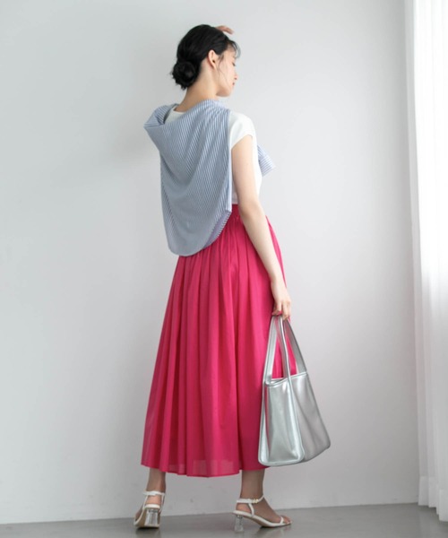 Edit Sheen（エディットシーン）の「ストライプシャツ（シャツ/ブラウス・レディース・ブルー・MEDIUM）」の14枚目の写真