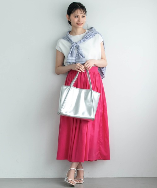 Edit Sheen（エディットシーン）の「ストライプシャツ（シャツ/ブラウス・レディース・ブルー・MEDIUM）」の19枚目の写真