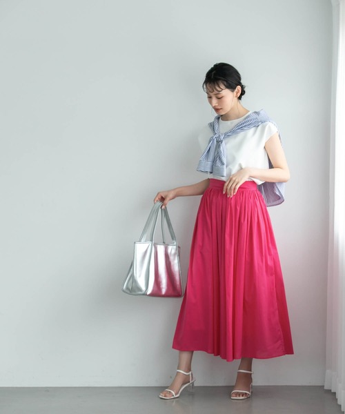 Edit Sheen（エディットシーン）の「ストライプシャツ（シャツ/ブラウス・レディース・ブルー・MEDIUM）」の15枚目の写真