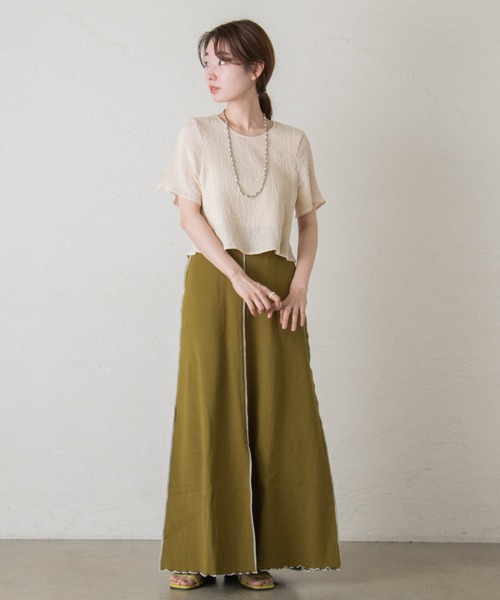 Kastane（カスタネ）の「インディアンビーズネックレス（ネックレス・レディース・ホワイト/オレンジ/ブルー・FREE）」の6枚目の写真