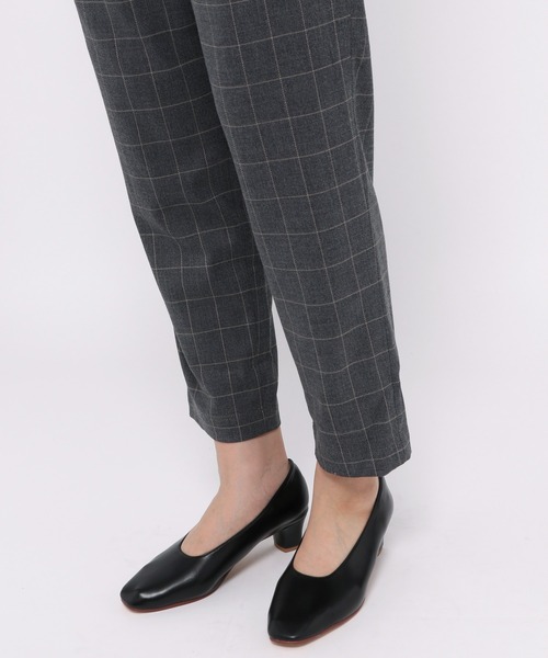 LEPSIM（レプシィム）の「【ハタラク7daysパンツ】機能付きチェックテーパードパンツ 953216（その他パンツ・レディース・チャコールグレー/ブラウン・MEDIUM/X-SMALL/LARGE/SMALL）」の10枚目の写真