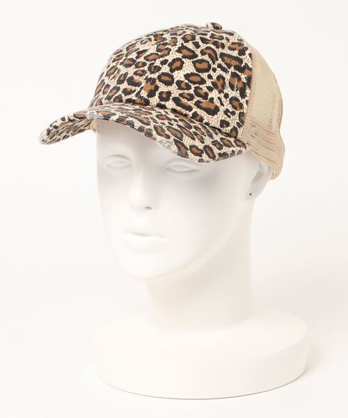 STYLEBLOCK（スタイルブロック）の「ダメージ加工メッシュキャップ（キャップ・レディース・グレー/カーキ/ピンク/イエロー/オレンジ/グリーン/カモフラージュ/ワインレッド/ブラック×ブラック/ブルー系その他/レッド系その他/レオパード/ネイビー・FREE）」の13枚目の写真