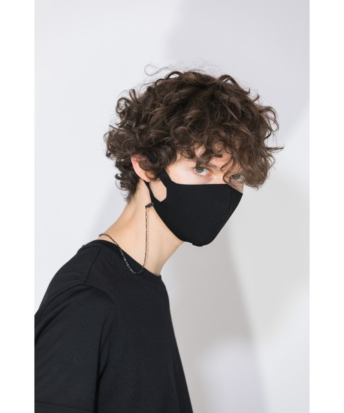 OX JEWELRY（オックスジュエリー）の「Silver Mask Code & Necklace by MARS（ネックレス・メンズ・ブラック/シルバー・FREE）」の3枚目の写真