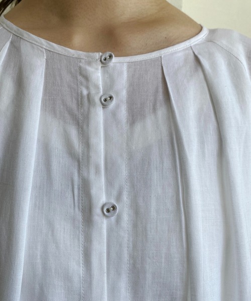 CAPRICIEUX LE'MAGE（カプリシューレマージュ）の「袖レースブラウス（シャツ/ブラウス・レディース・ホワイト/ブラック/オレンジ・FREE）」の12枚目の写真