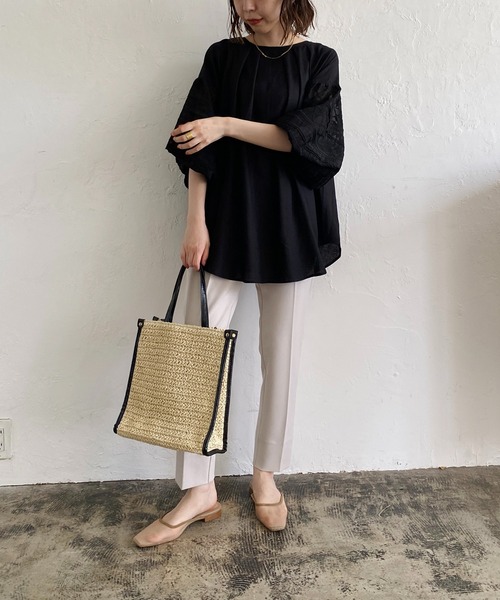 CAPRICIEUX LE'MAGE（カプリシューレマージュ）の「袖レースブラウス（シャツ/ブラウス・レディース・ホワイト/ブラック/オレンジ・FREE）」の20枚目の写真