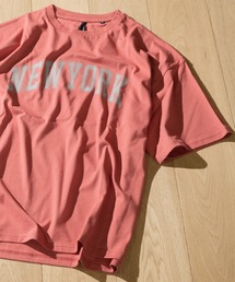 【i】アメカジプリント クルーネックTシャツ
