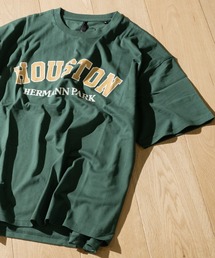 【i】アメカジプリント クルーネックTシャツ
