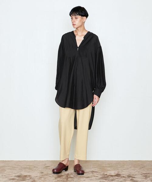 AEWEN MATOPH(イウエン マトフ)の「<AEWEN MATOPH(イウエン マトフ)>ピンタック チュニック ワンピース(チュニック・レディース・ブラック/シャーベット・FREE)」の15枚目の写真