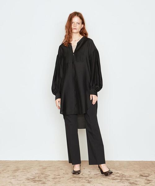 AEWEN MATOPH(イウエン マトフ)の「<AEWEN MATOPH(イウエン マトフ)>ピンタック チュニック ワンピース(チュニック・レディース・ブラック/シャーベット・FREE)」の14枚目の写真