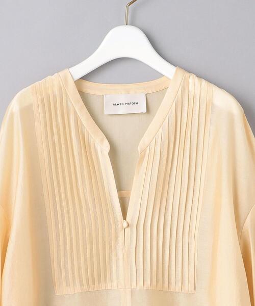 AEWEN MATOPH(イウエン マトフ)の「<AEWEN MATOPH(イウエン マトフ)>ピンタック チュニック ワンピース(チュニック・レディース・ブラック/シャーベット・FREE)」の10枚目の写真