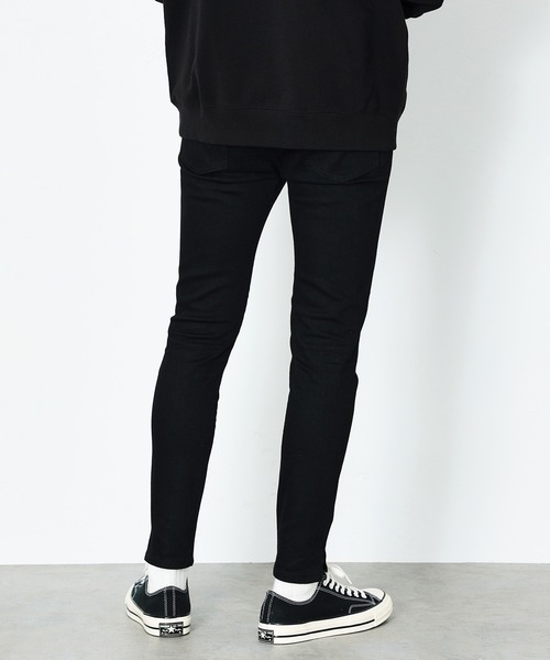 EDWIN（エドウィン）の「EDWIN エドウィン EDWIN BLACK ストレッチ スキニー デニム パンツ ブラック/クラッシュ/ブラックユーズド（デニムパンツ・メンズ・ブラック/ブラック系その他/ライトブラック・SMALL/MEDIUM/LARGE/X-LARGE）」の17枚目の写真