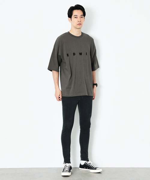 EDWIN（エドウィン）の「EDWIN エドウィン EDWIN BLACK ストレッチ スキニー デニム パンツ ブラック/クラッシュ/ブラックユーズド（デニムパンツ・メンズ・ブラック/ブラック系その他/ライトブラック・SMALL/MEDIUM/LARGE/X-LARGE）」の10枚目の写真