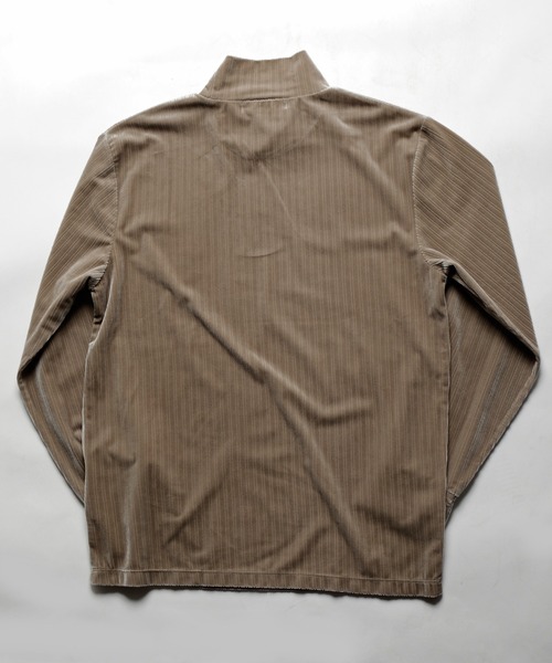 UNION STATION（ユニオンステーション）の「ベロアストライプカットソー（Tシャツ/カットソー・メンズ・ホワイト/ベージュ/ブラウン・S/M/L）」の10枚目の写真