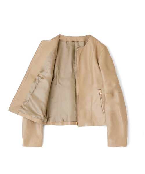 ANAYI（アナイ）の「ラムレザークルー ジャケット（その他アウター
