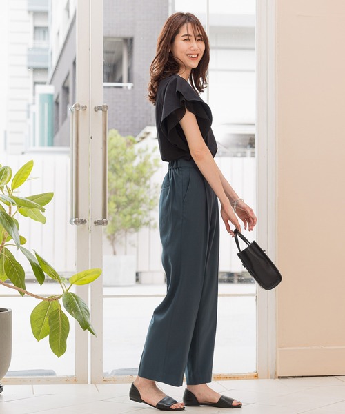 セール】ウツクシルエットストレートパンツ/951505（スラックス