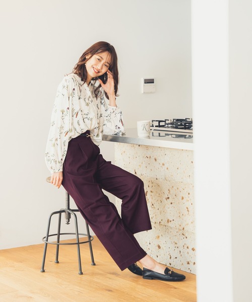 セール】ウツクシルエットストレートパンツ/951505（スラックス