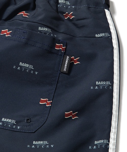 ROMANTIC CROWN(ロマンティッククラウン)の「【BARREL × ROMANTIC CROWN】BOARD SHORTS / バレル×ロマンティッククラウン スイム ボード ショートパンツ(その他パンツ・レディース・ネイビー・SMALL/MEDIUM/LARGE)」の5枚目の写真