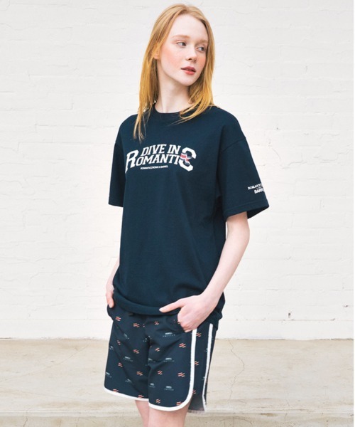 ROMANTIC CROWN(ロマンティッククラウン)の「【BARREL × ROMANTIC CROWN】BOARD SHORTS / バレル×ロマンティッククラウン スイム ボード ショートパンツ(その他パンツ・レディース・ネイビー・SMALL/MEDIUM/LARGE)」の4枚目の写真