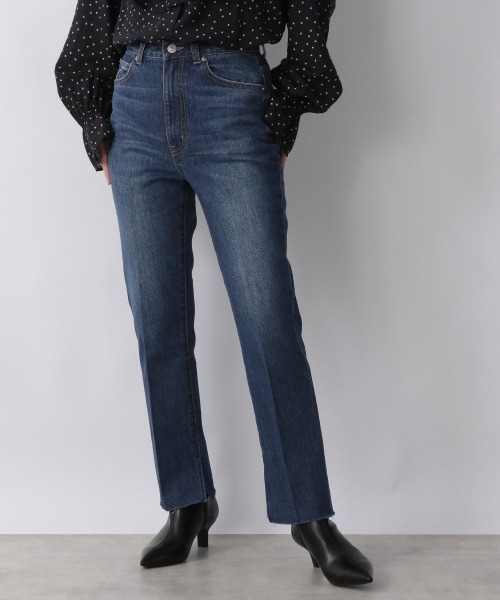 LOWRYS FARM(ローリーズファーム)の「CONE/スティックデニムパンツ 958930(デニムパンツ・レディース・ブルー/ブルー系その他/ワンウォッシュ・SMALL/MEDIUM/LARGE)」の4枚目の写真