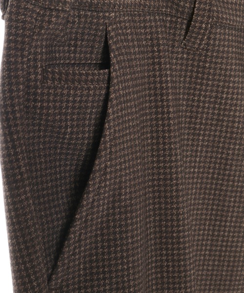 CROWDED CLOSET（クラウデッドクローゼット）の「ヘリンボーン柄ストレッチジャージパンツ／セットアップ対応／ビジカジ／ON・OFF兼用（その他パンツ・メンズ・ブラウン/グレー・01/02/03/04）」の17枚目の写真