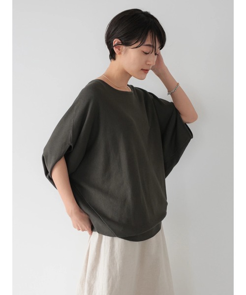 AMERICAN HOLIC（アメリカンホリック）の「ドルマン変形ニットプルオーバー（ニット/セーター・レディース・チャコールグレー/ブルー/グレイッシュベージュ・M/L）」の16枚目の写真