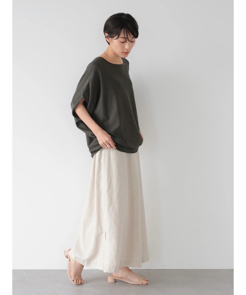 AMERICAN HOLIC（アメリカンホリック）の「ドルマン変形ニットプルオーバー（ニット/セーター・レディース・チャコールグレー/ブルー/グレイッシュベージュ・M/L）」の19枚目の写真