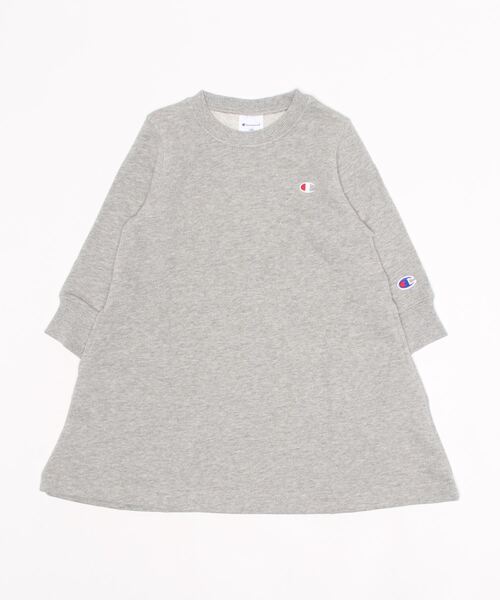 Champion(チャンピオン)の「Champion/チャンピオン CREW NECK ONEPIECE(ワンピース・キッズ・ベージュ/ネイビー/グレー/ブルー/チャコール/ブラック・110cm/130cm/140cm/150cm/160cm/100cm/120cm)」の18枚目の写真