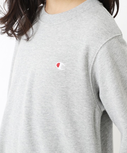 Champion(チャンピオン)の「Champion/チャンピオン CREW NECK ONEPIECE(ワンピース・キッズ・ベージュ/ネイビー/グレー/ブルー/チャコール/ブラック・110cm/130cm/140cm/150cm/160cm/100cm/120cm)」の14枚目の写真