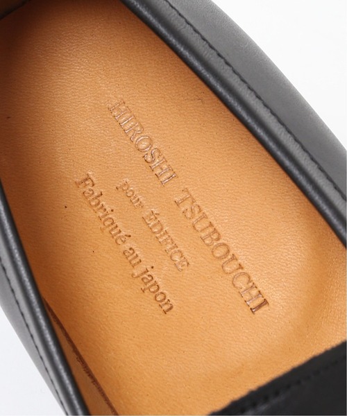 EDIFICE（エディフィス）の「【HIROSHI TSUBOUCHI / ヒロシツボウチ】別注 カーフローファー（ローファー・メンズ・ブラック・6/8/10/9/7）」の12枚目の写真