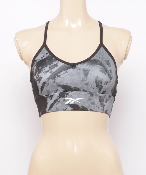 Reebok（リーボック）の「MYT プリンテッド スポーツ ブラ / MYT Printed Sports Bra（スポーツブラ・レディース・ブラック/ライトブルー・SMALL/MEDIUM/LARGE/X-LARGE/XX-LARGE/X-SMALL）」の5枚目の写真