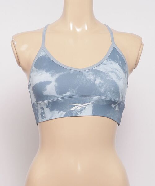 Reebok（リーボック）の「MYT プリンテッド スポーツ ブラ / MYT Printed Sports Bra（スポーツブラ・レディース・ブラック/ライトブルー・SMALL/MEDIUM/LARGE/X-LARGE/XX-LARGE/X-SMALL）」の14枚目の写真
