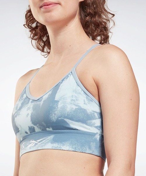 Reebok（リーボック）の「MYT プリンテッド スポーツ ブラ / MYT Printed Sports Bra（スポーツブラ・レディース・ブラック/ライトブルー・SMALL/MEDIUM/LARGE/X-LARGE/XX-LARGE/X-SMALL）」の11枚目の写真
