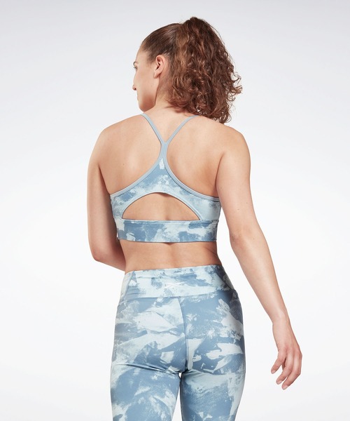 Reebok（リーボック）の「MYT プリンテッド スポーツ ブラ / MYT Printed Sports Bra（スポーツブラ・レディース・ブラック/ライトブルー・SMALL/MEDIUM/LARGE/X-LARGE/XX-LARGE/X-SMALL）」の12枚目の写真