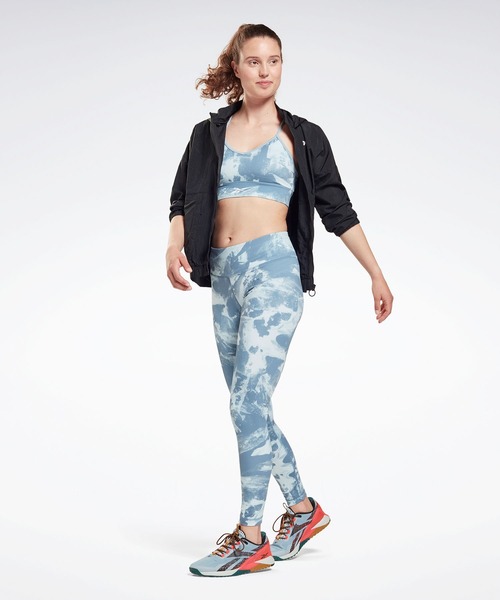 Reebok（リーボック）の「MYT プリンテッド スポーツ ブラ / MYT Printed Sports Bra（スポーツブラ・レディース・ブラック/ライトブルー・SMALL/MEDIUM/LARGE/X-LARGE/XX-LARGE/X-SMALL）」の13枚目の写真