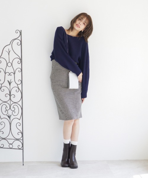 VIVIAN(ヴィヴィアン)の「ワイドスクエアトゥショートブーツ(ブーツ・レディース・ホワイト/ブラック/ダークブラウン/アイボリー・LL/S/M/L)」の18枚目の写真
