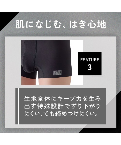 BODY WILD/ボディワイルド ボクサーパンツ AIRZ 腰ゴムがない解放感