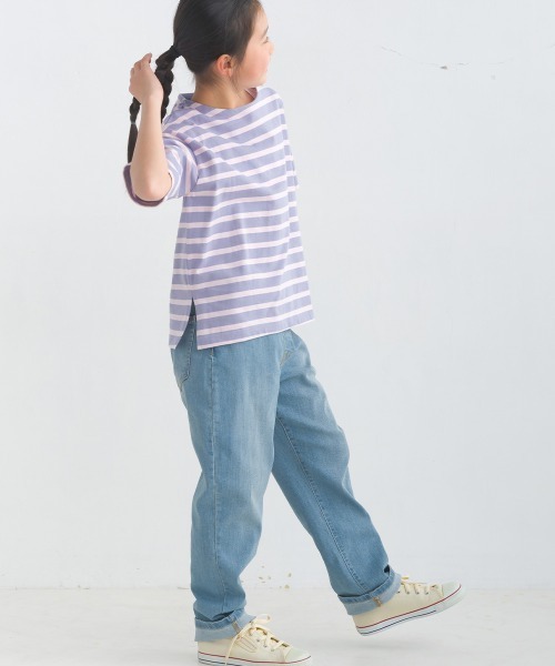 OMNES（オムネス）の「キッズ  ストレッチデニムパンツ（デニムパンツ・キッズ・ブルー系その他/ワンウォッシュ/ベージュ/ブラック/ホワイト系その他・100/110/120/130/140/150）」の10枚目の写真