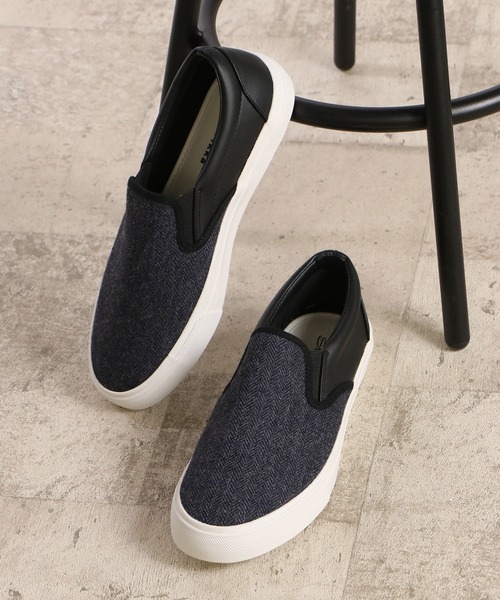 ikka（イッカ）の「ツイードスリッポン（スリッポン・メンズ・ホワイト/ブラック/ブルー系その他・M/L）」の3枚目の写真