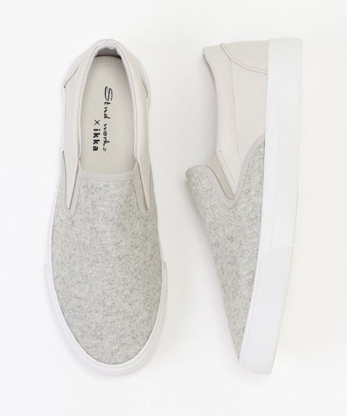 ikka（イッカ）の「ツイードスリッポン（スリッポン・メンズ・ホワイト/ブラック/ブルー系その他・M/L）」の12枚目の写真