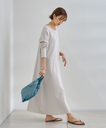 DouDou | バックスリット変わり織ワンピース(ワンピース)