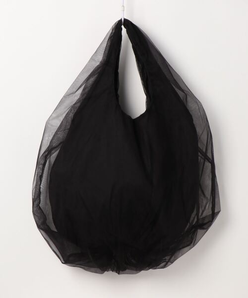 HELOYSE（エロイーズ）の「【HELOYSE/エロイーズ】balloon tulle bag（トートバッグ・レディース・ブラック/パープル/タン・FREE）」の15枚目の写真