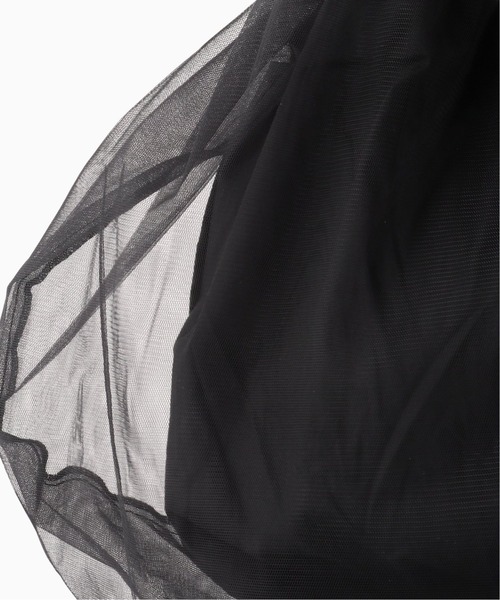 HELOYSE（エロイーズ）の「【HELOYSE/エロイーズ】balloon tulle bag（トートバッグ・レディース・ブラック/パープル/タン・FREE）」の8枚目の写真